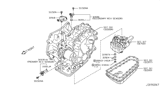 2009 Nissan Altima Control Switch & System Diagram 4