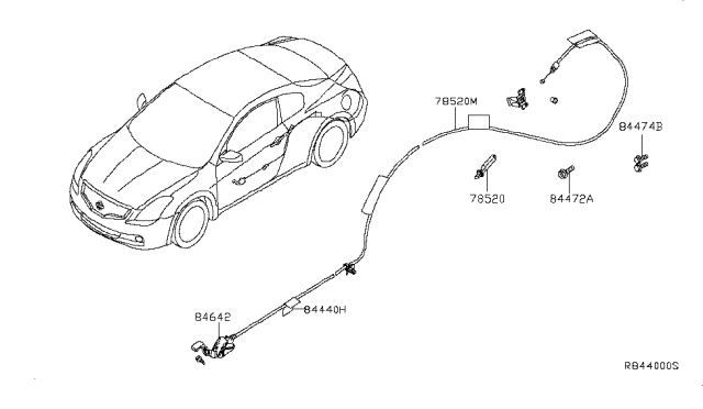 2010 Nissan Altima Trunk Opener Diagram