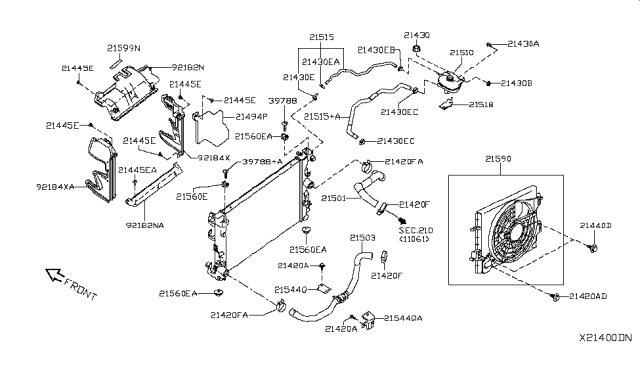 2019 Nissan Kicks Clamp Diagram for 01558-00531