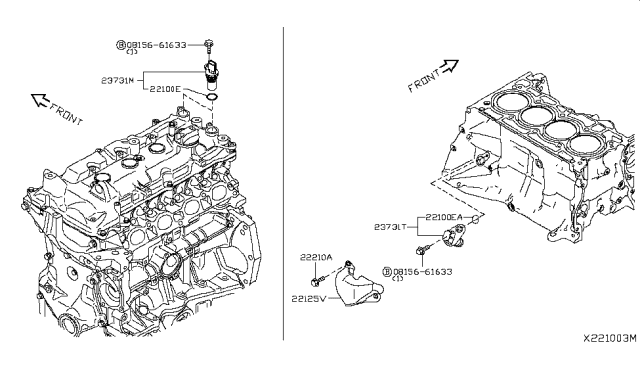 2019 Nissan Kicks Cover-Sensor Diagram for 22125-5RF0A