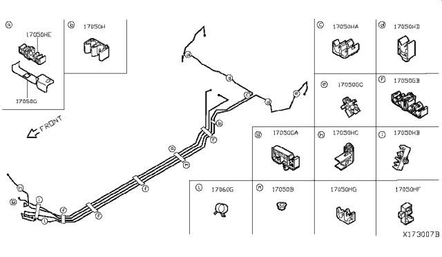 2018 Nissan Kicks Fuel Piping Diagram 2