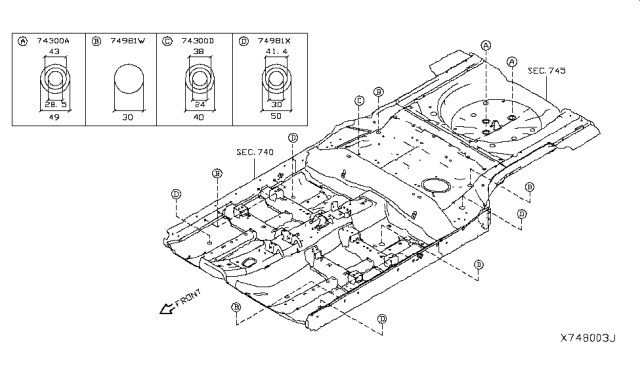 2019 Nissan Kicks Floor Fitting Diagram 6