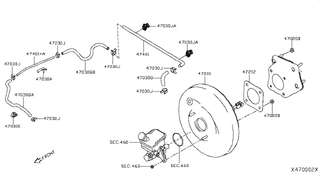 2019 Nissan Kicks Brake Servo & Servo Control Diagram 1