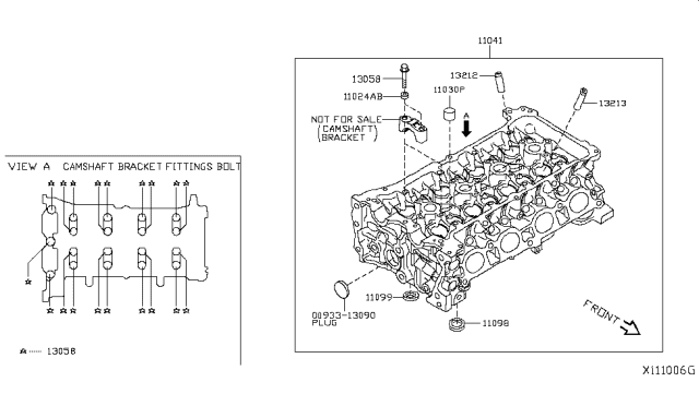 2018 Nissan Kicks Guide-Valve,Exhaust Diagram for 13213-3HD6A