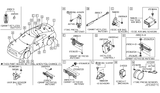 2013 Nissan GT-R Electrical Unit Diagram 2