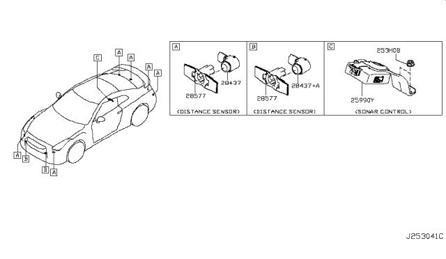 2018 Nissan GT-R Electrical Unit Diagram 6