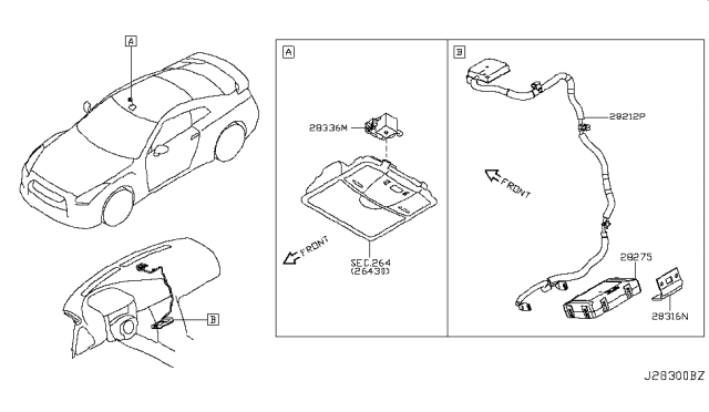 2016 Nissan GT-R Telephone Diagram 1