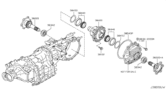 2014 Nissan GT-R Rear Final Drive Diagram 3