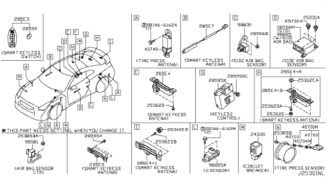 2011 Nissan GT-R Electrical Unit Diagram 2