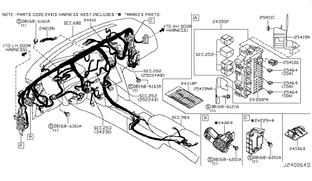 2009 Nissan GT-R Wiring Diagram 7