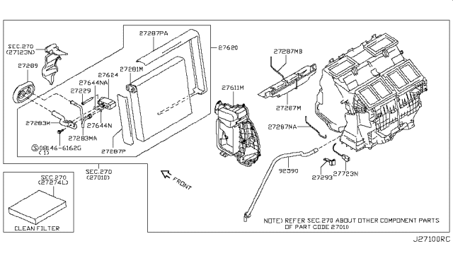 2014 Nissan GT-R Cooling Unit Diagram