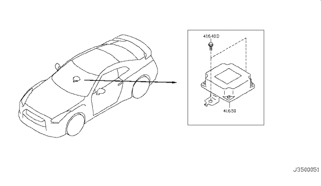 2018 Nissan GT-R Transfer Control Parts Diagram