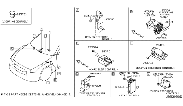 2015 Nissan GT-R Electrical Unit Diagram 5