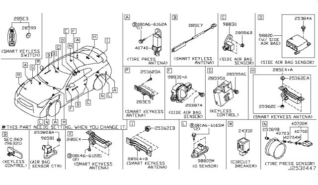 2017 Nissan GT-R Electrical Unit Diagram 2