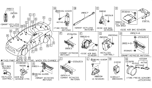 2017 Nissan GT-R Electrical Unit Diagram 3