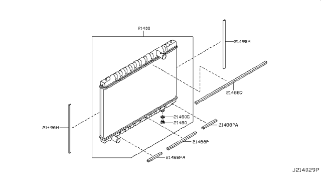 2010 Nissan GT-R Radiator,Shroud & Inverter Cooling Diagram 3