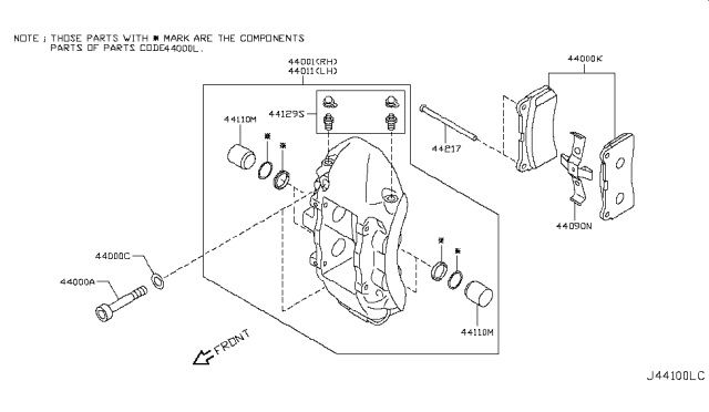 2010 Nissan GT-R Spring Diagram for 44090-JF20A