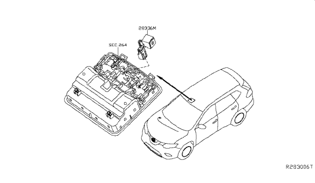 2019 Nissan Rogue Telephone Diagram