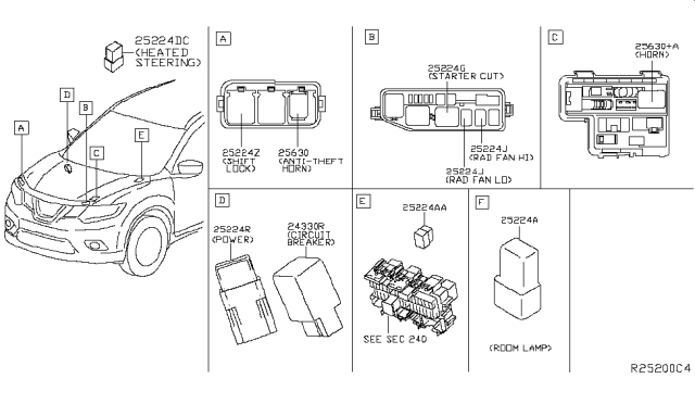 2016 Nissan Rogue Relay Diagram 2