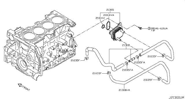 2014 Nissan Rogue Oil Cooler Diagram