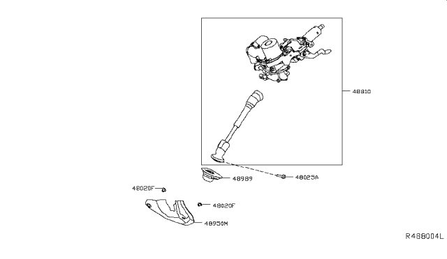 2018 Nissan Rogue Steering Column Diagram 2