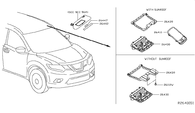 2014 Nissan Rogue Room Lamp Diagram