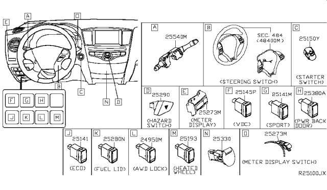 2018 Nissan Rogue Switch Diagram 6