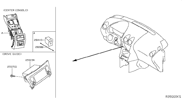 2017 Nissan Rogue Cable-Usb Diagram for 28088-4BA0A