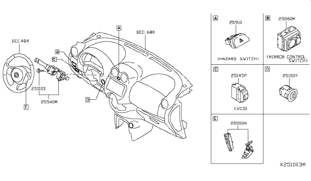 2015 Nissan Versa Sedan Switch Diagram 4