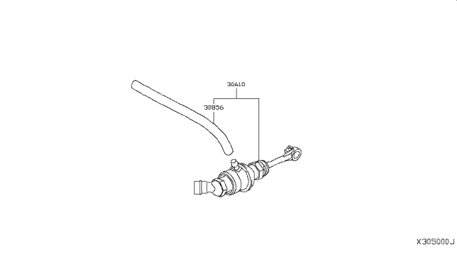 2019 Nissan Versa Clutch Master Cylinder Diagram 1