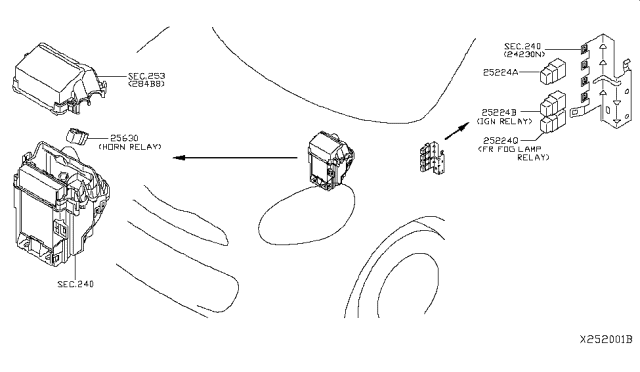 2012 Nissan Versa Relay Diagram 1