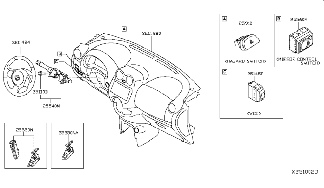 2012 Nissan Versa Sedan Switch Diagram 3