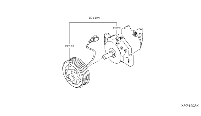 2018 Nissan Versa Sedan Compressor Diagram 2
