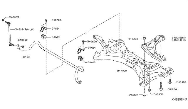 2018 Nissan Versa Sedan Front Suspension Diagram 2