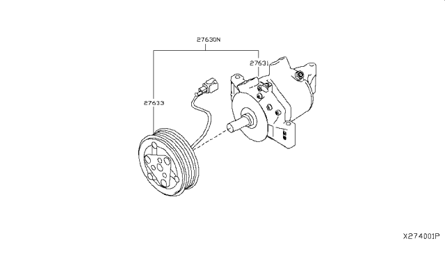 2015 Nissan Versa Sedan Compressor Diagram 3