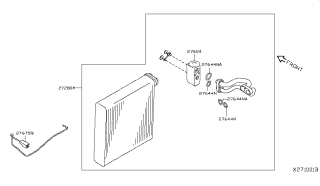 2014 Nissan Versa Cooling Unit Diagram 2