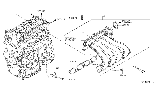 2018 Nissan Versa Manifold Diagram 4