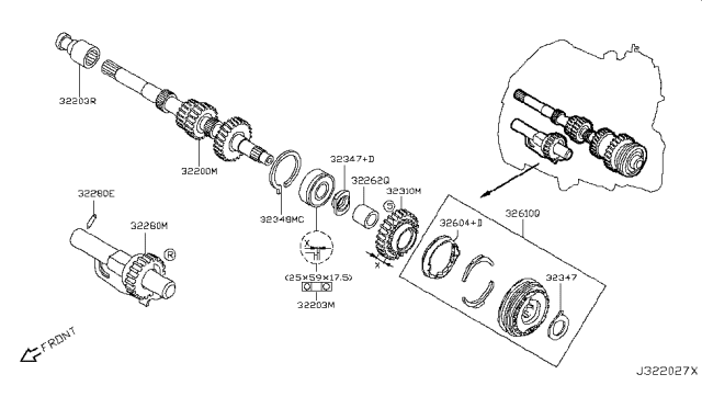 2015 Nissan Versa Transmission Gear Diagram 2