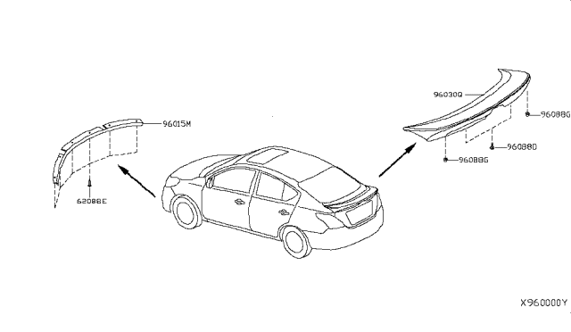 2015 Nissan Versa Air Spoiler Diagram 3
