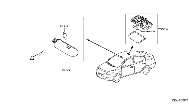 2015 Nissan Versa Room Lamp Diagram 2