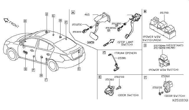 2015 Nissan Versa Sedan Switch Diagram 1