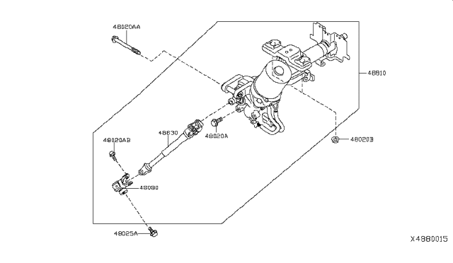 2015 Nissan Versa Steering Column Diagram 2