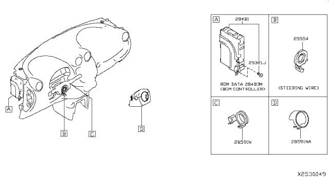 2015 Nissan Versa Sedan Electrical Unit Diagram 4