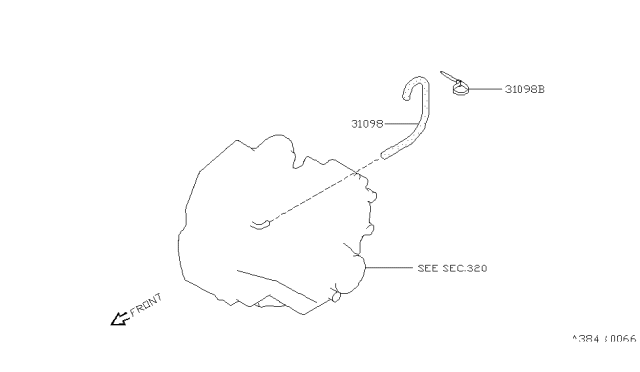 1994 Nissan Altima Breather Piping (For Front Unit) Diagram 2