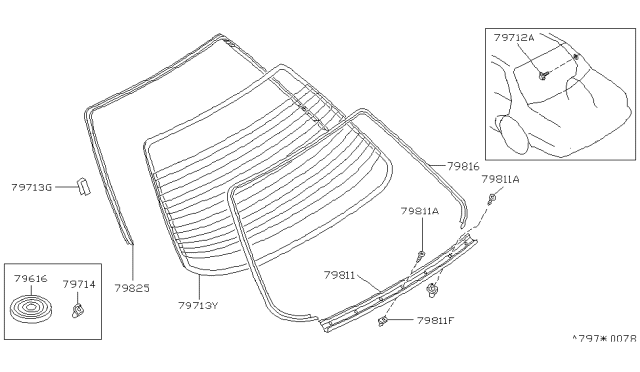 1997 Nissan Altima Rear Window Diagram