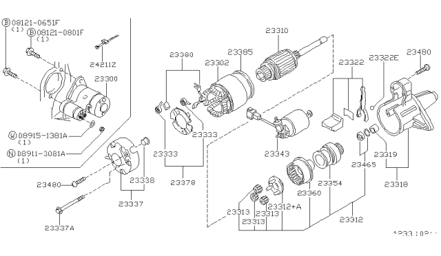 1994 Nissan Altima Starter Motor Diagram 2