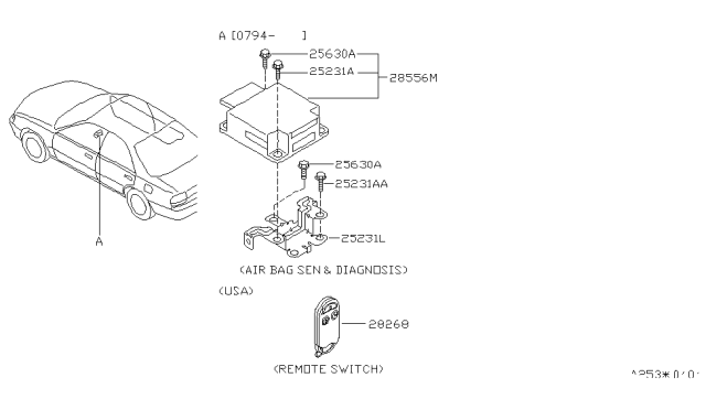 1997 Nissan Stanza Electrical Unit Diagram 2