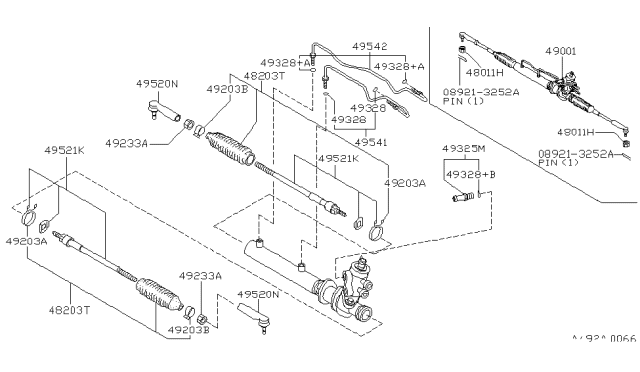 1997 Nissan Altima Power Steering Gear Diagram