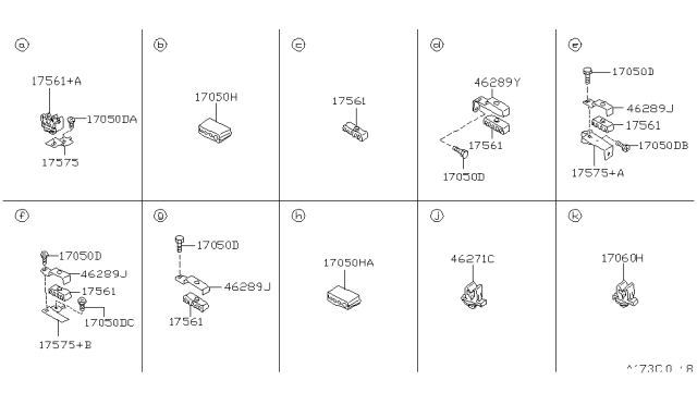 1997 Nissan Hardbody Pickup (D21U) Fuel Piping Diagram 5