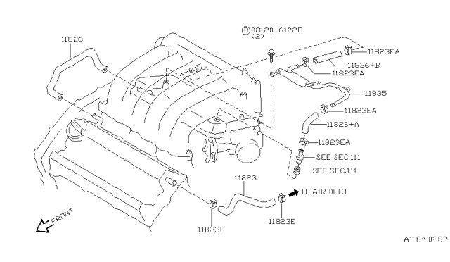 1999 Nissan Maxima Crankcase Ventilation Diagram